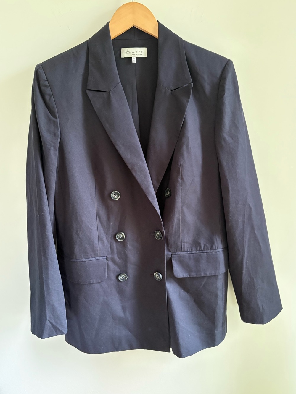 WAYF Double Breasted Blazer